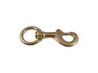 1-1/8 and 1-1/4 Inch (in) Inside Width (A) Round Swivel Bolt Snap Hook