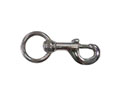 1-1/4 Inch (in) Inside Width (A) and 4-3/4 Inch (in) Overall Length (B) Round Swivel Bolt Snap Hook