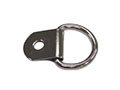 3/4 Inch (in) Dee Inside Width (A) Nickel Plated Finish Clip and Dee Ring (1)