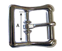 40Z Center Bar Buckles with Rollers - 2