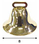 6186 SB Brass Liberty Bells - 2