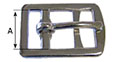 1280ST Stamped English Double Bar Buckles - 2