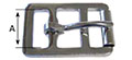 1280ST Stamped English Double Bar Buckles with Roller - 2